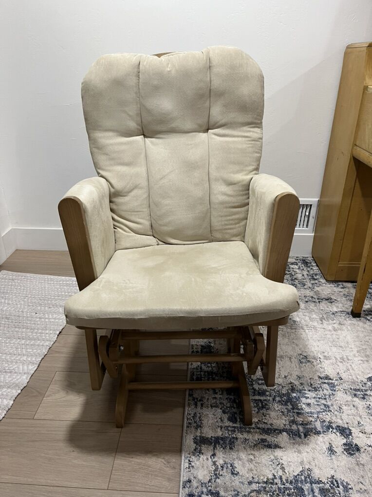 Tan Gliding Chair