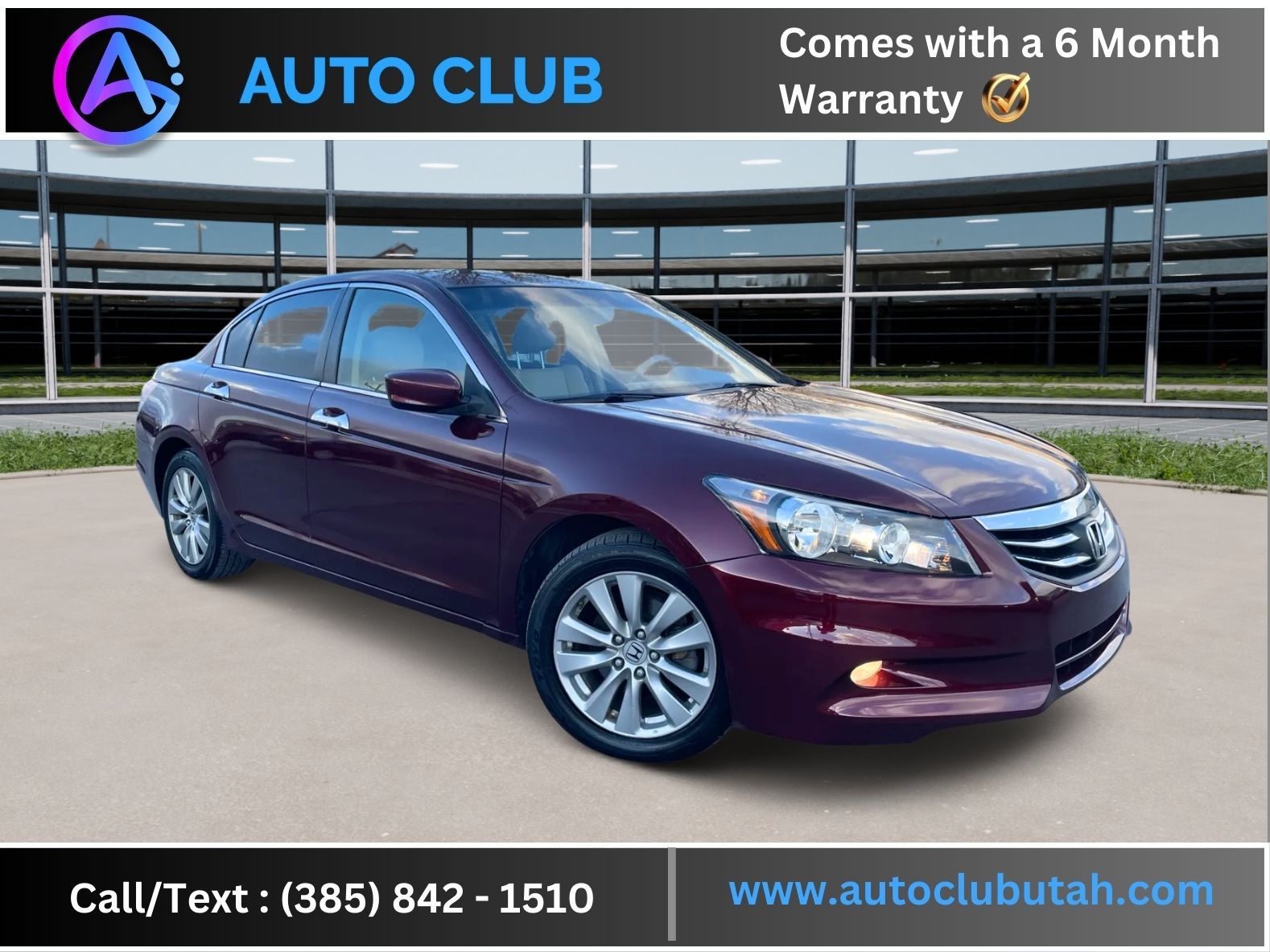 2012 HONDA ACCORD EX-L V6