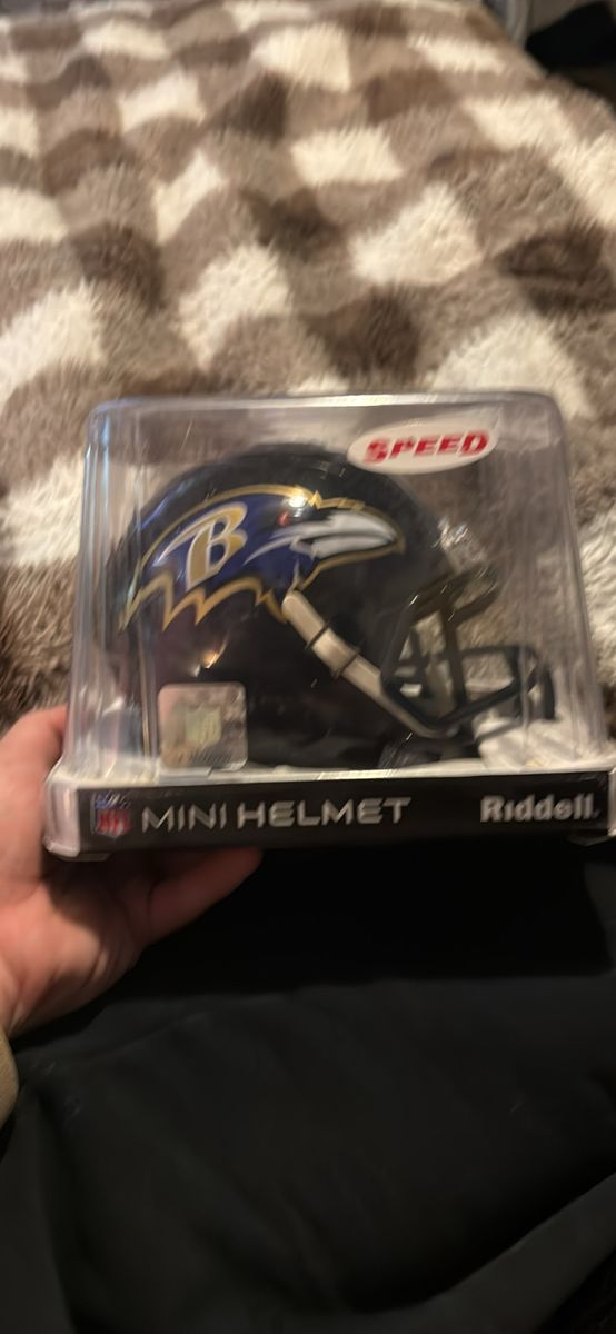 Riddell Baltimore Ravens Speed Mini Helmet - NFL Collectible Display Item