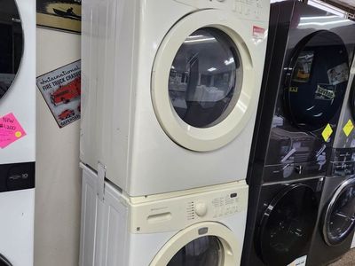 GREAT FRIGIDAIRE FRONTLOAD WASHER AND ELECTRIC DRYER! STACKABLE