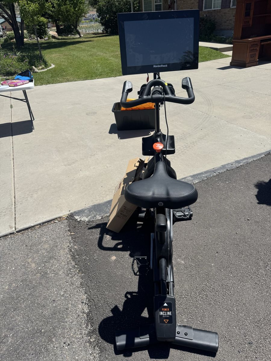 NordicTrack Commercial S22i Studio Cycle Exercise Bike - Interactive Training, Incline/Decline