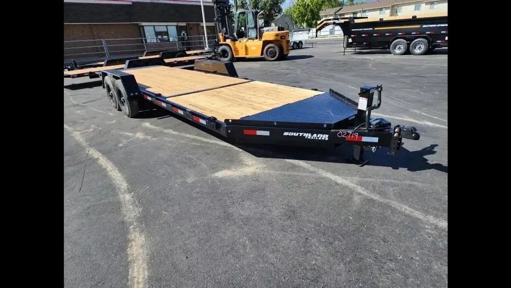 2026 Southland Trailers Black Flat Deck Tilt