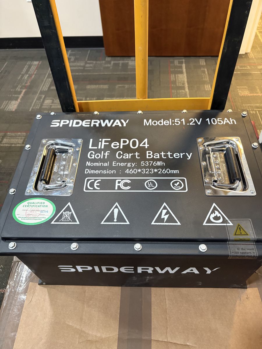 Spiderway 48V Golf Cart Lithium Batteries - Qty 2