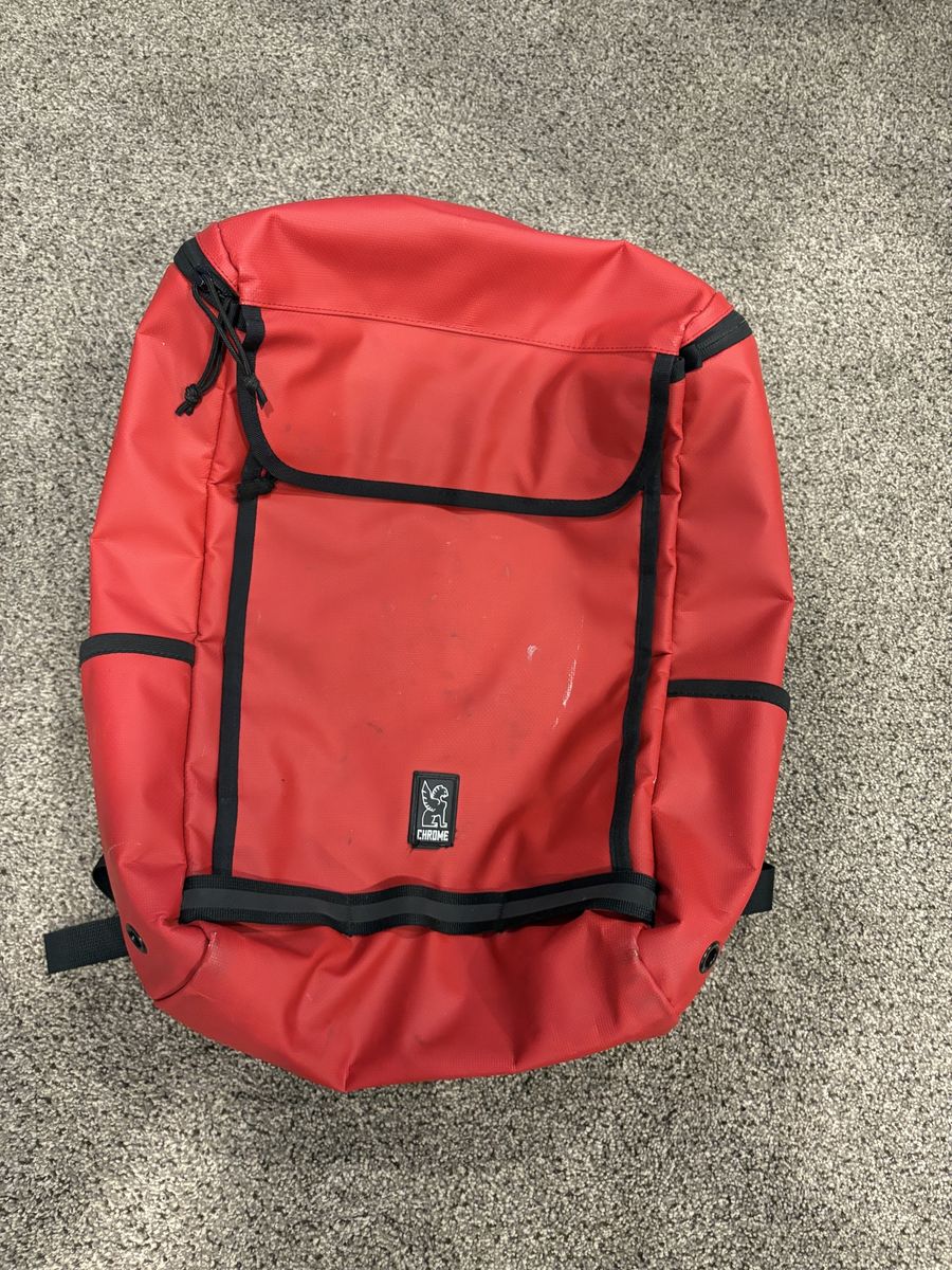 Chrome Industries Red Cycling Backpack