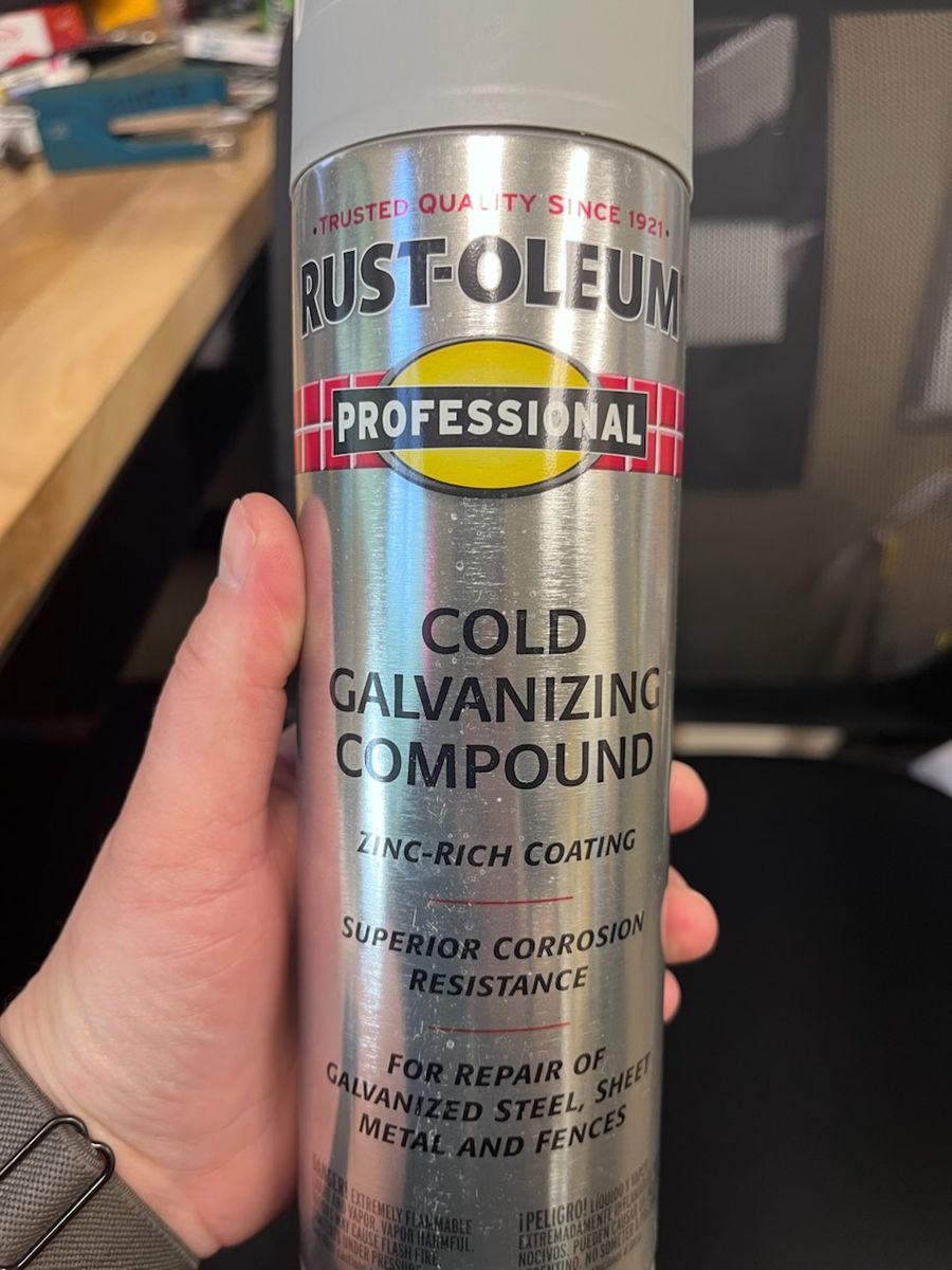 20 oz. Flat Gray Cold Galvanizing Compound Spray