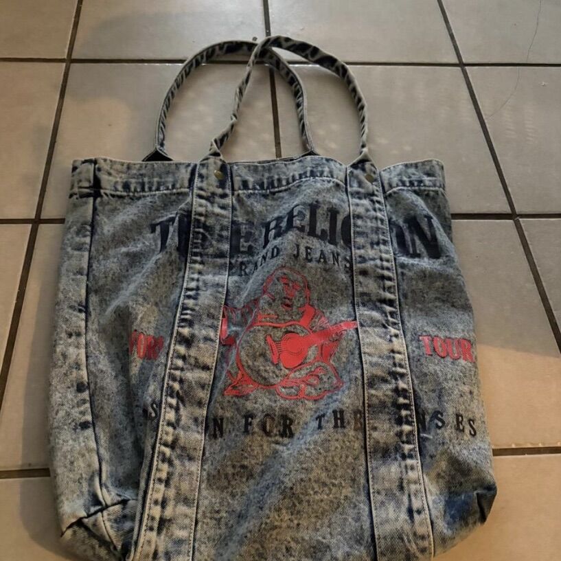 true religion tote bag