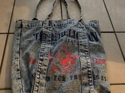 true religion tote bag