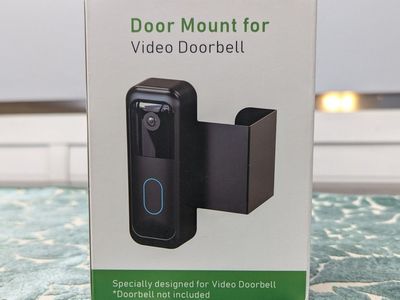Anti-Theft Door Mount Bracket for Video Doorbell No Drilling Required