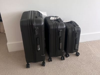 New Three piece hardside luggage piece set