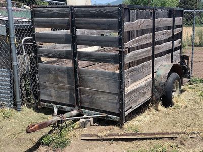 Homemade stock trailer for sale