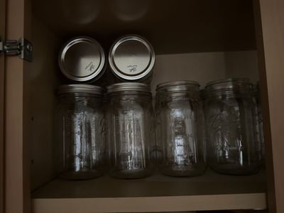 Ball 800 (27 oz) ml Mason Jars Wide Mouth with lids