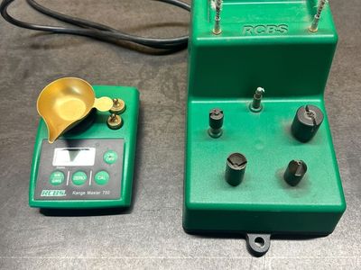 Reloading powder scale/case prep center