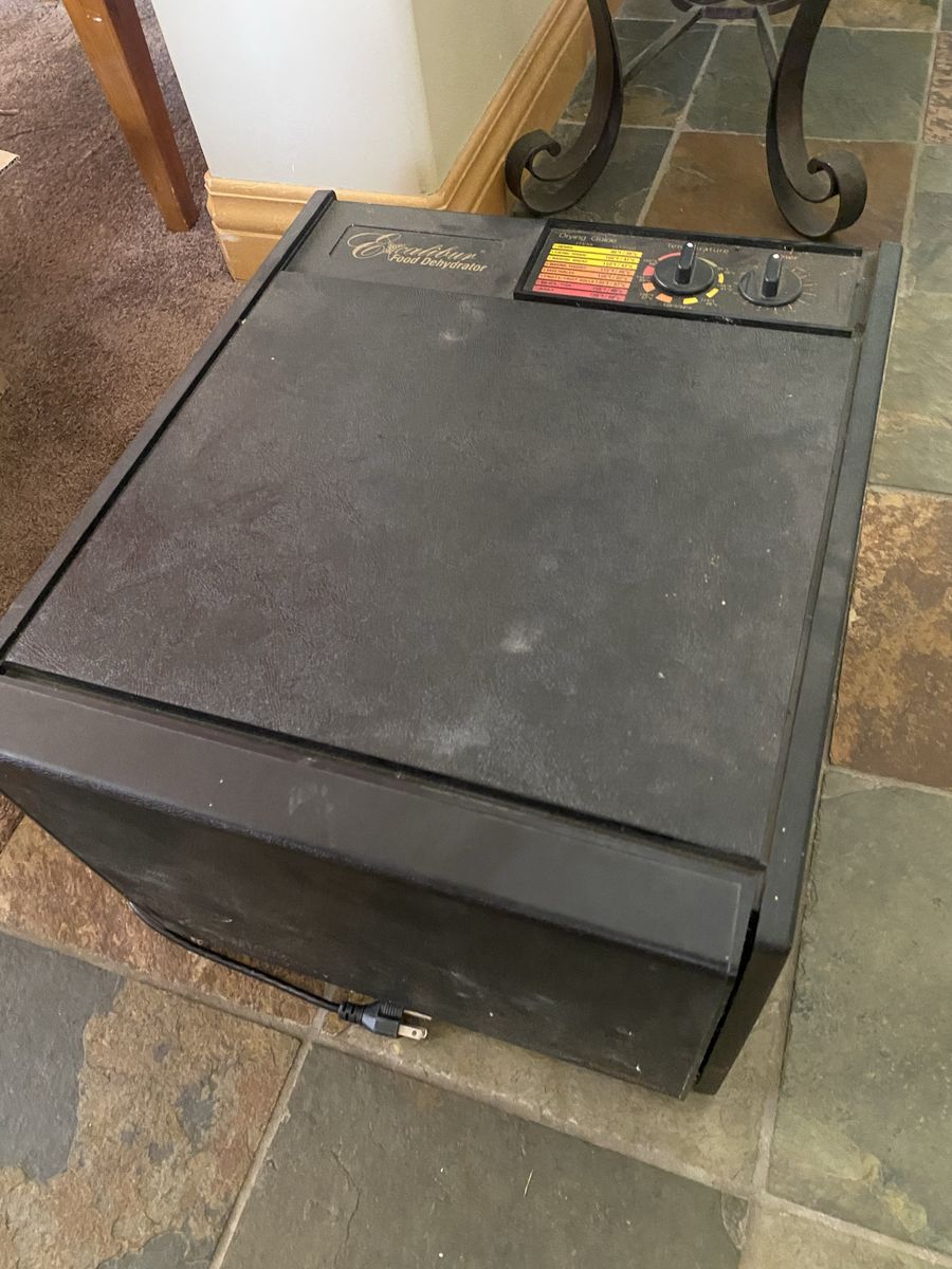 Excalibur Black Food Dehydrator with Temperature and Timer Controls
