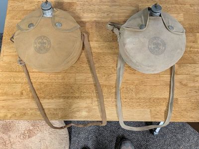 Vintage Boy Scouts of America BSA Metal Canteens
