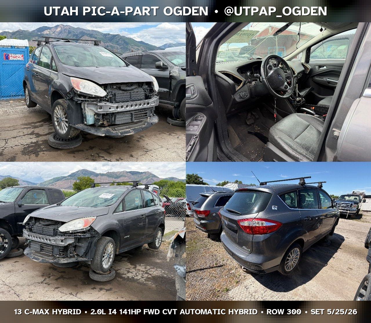 2013 Ford C-MAX Hybrid Parts - UTPAP Ogden