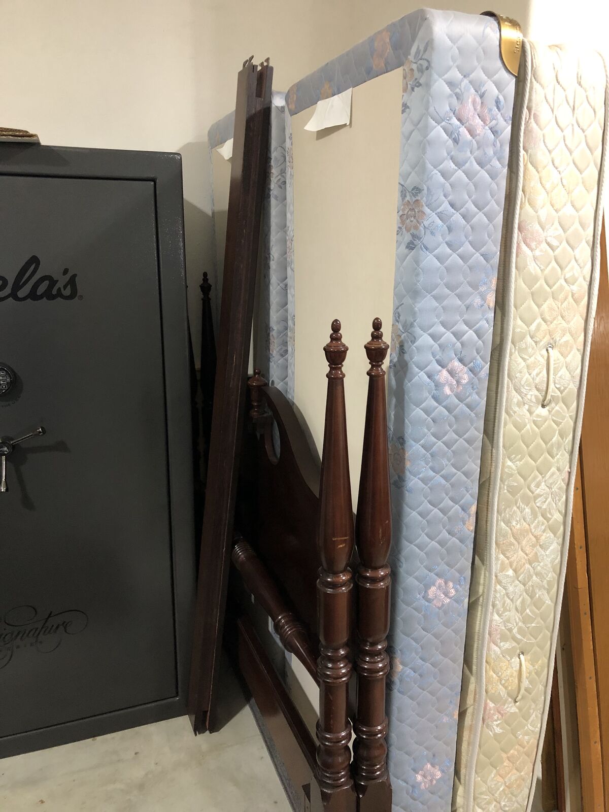 Cherry Wood Queen Bed Frame