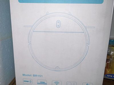 BR151 Smart Robot Vacuum Cleaner and Mop Combo Wi-Fi 1400Pa