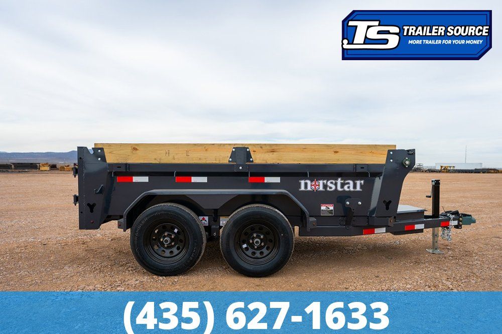 5x10 Norstar Iron Bull DCB Dump Trailer - 20" Sides - 7K GVWR -