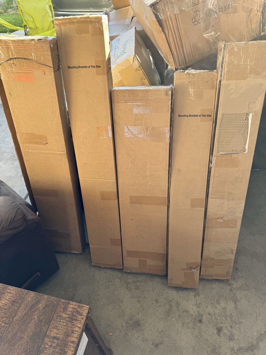 White window blinds