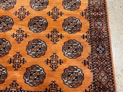 Vintage Golden karastan rug Bukhara area rug area rug