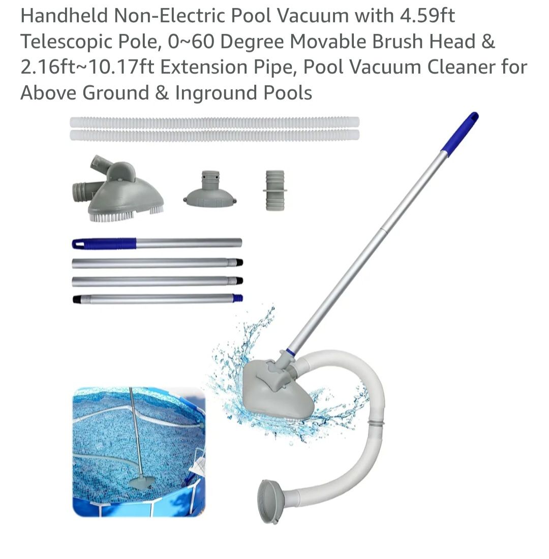 Non-Electric Pool Vacuum NIB