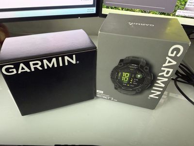 Garmin Instinct 3 Rugged GPS Smartwatch - AMOLED Display