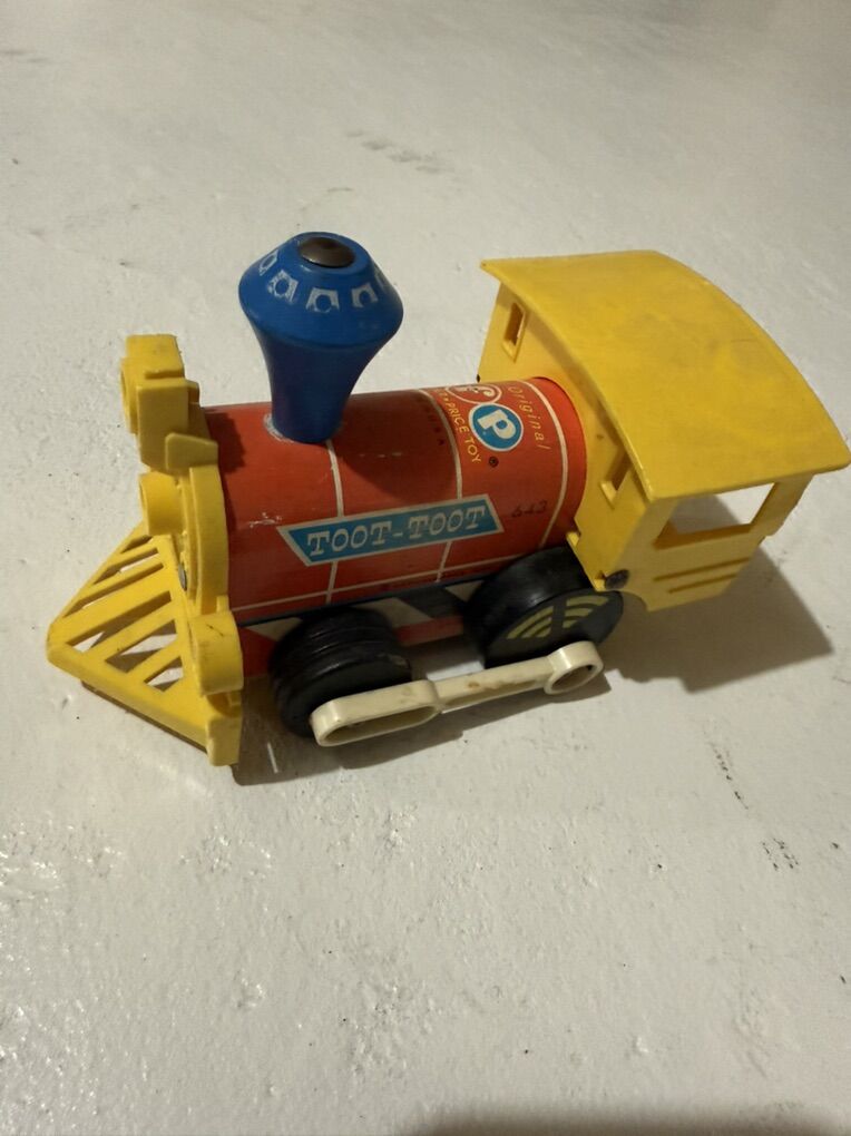 Fisher Price 1964 Toot Toot Wooden Train