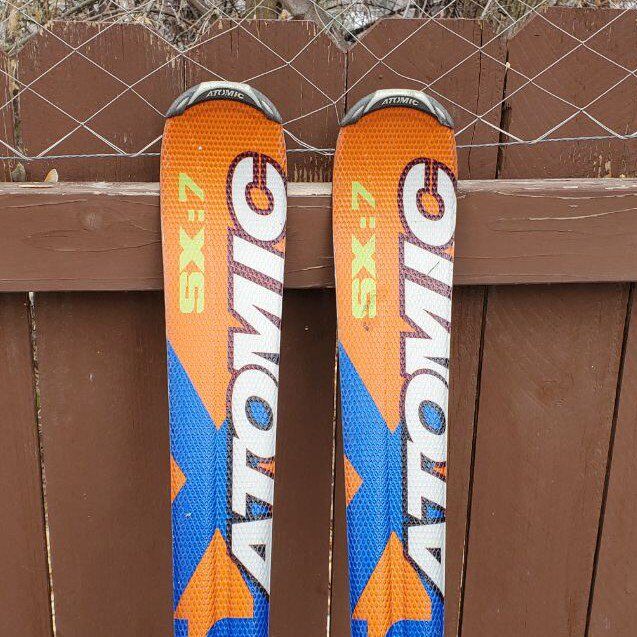 160 cm Atomic Supercross 7 Downhill Skis Bindings