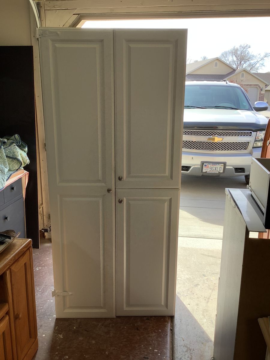 8 Shelf Storage Cabinet