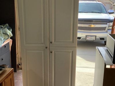 8 Shelf Storage Cabinet