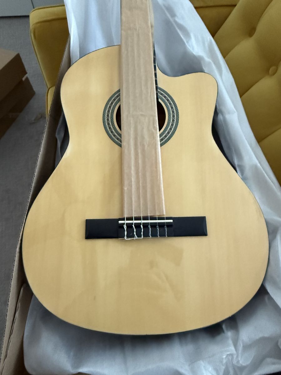 New in box Classic Acoustic Guitar - Natural Wood Finish