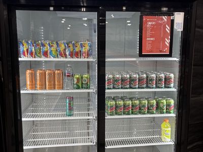 Avantco Commercial Double Glass Door Merchandiser Refrigerator