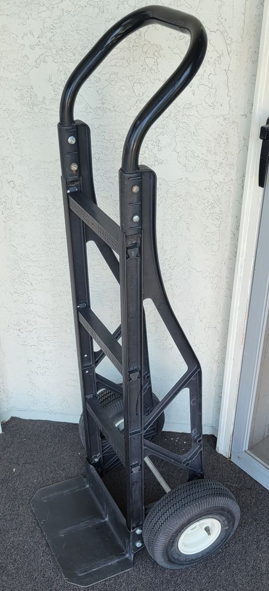 Harper Trucks Steel-Tough Nylon Hand Trucks, 600 lb Cap.