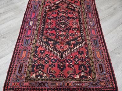 Beautiful Handknotted Hamedan Wool Rug, Size ~6' x 4'