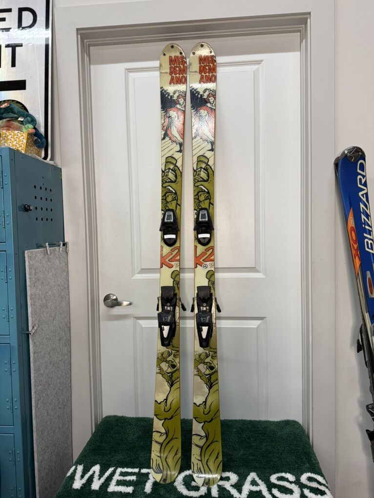 Beater K2 Misdemeanor Downhill Snow Skis 169cm