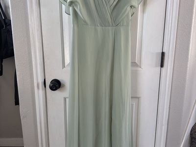 Azazie Sage Green Formal Dress