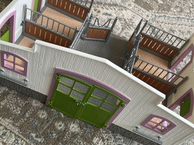 Horse stable riding center toy