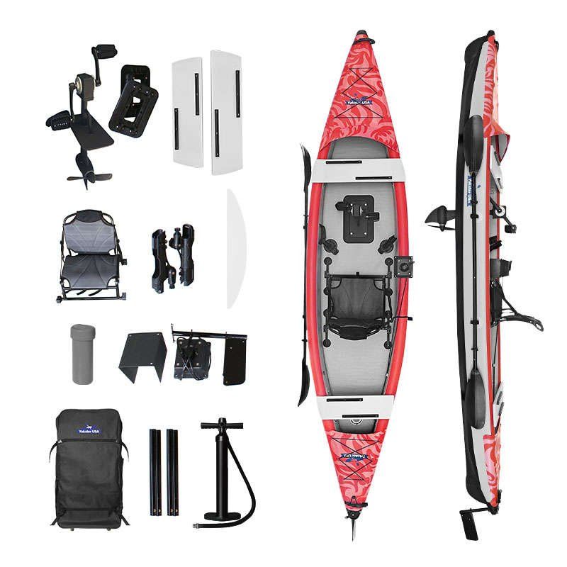 Inflatable Pedal drive kayak