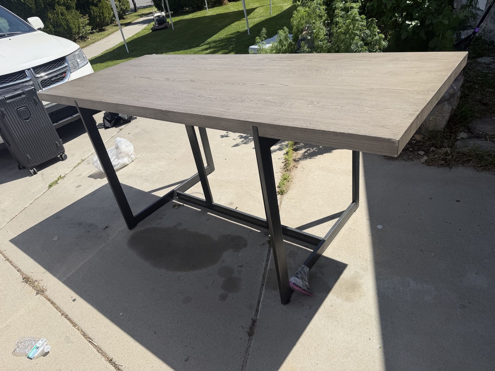 Counter height dining table
