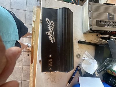 Stinger Power Distribution Block - Black, with Voltage Readout & RF/MAXI Connections