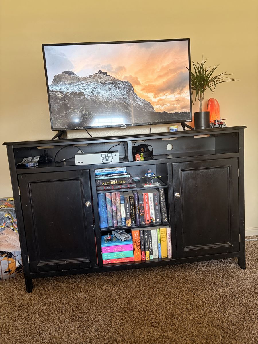 TV Stand with Storage Cabinets & Shelves