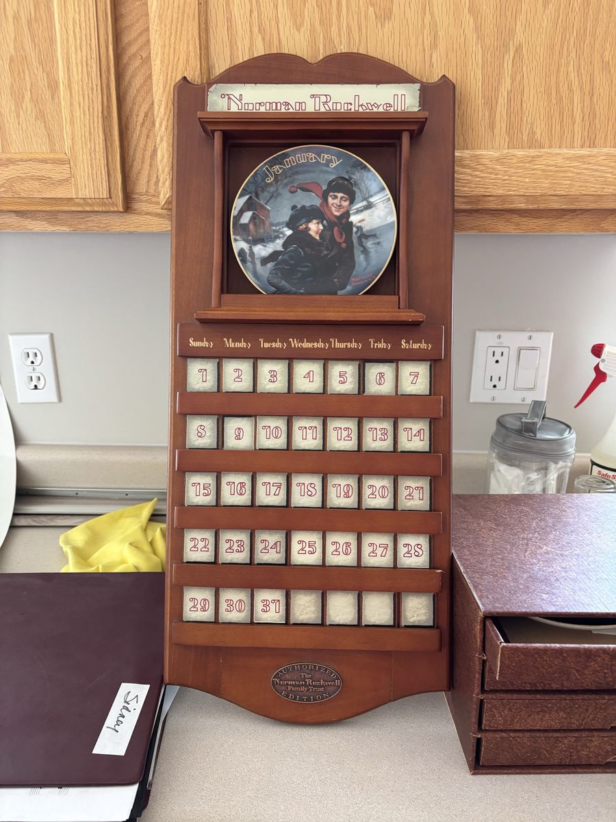 Norman Rockwell perpetual calendar