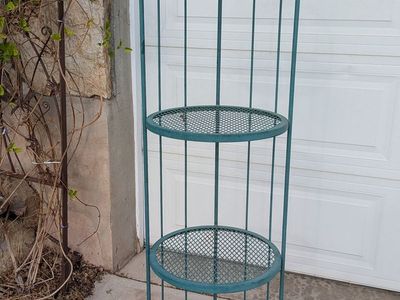 Metal Plant Stand 4 Tier Outdoor/Indoor 68 Inches Tall $25