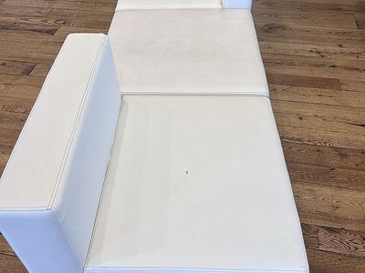 White Modular Office Couch