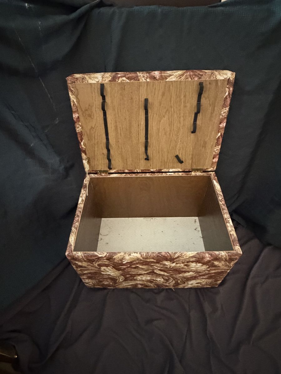 Vintage Mid-Century Upholstered Blanket/Storage Chest –$150 cash/venmo in Provo 