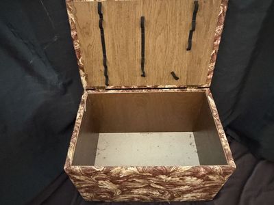 Vintage Mid-Century Upholstered Blanket/Storage Chest –$150 cash/venmo in Provo