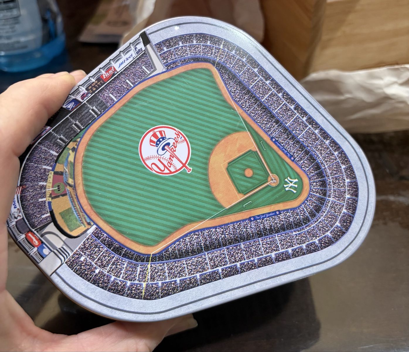New York Yankees stadium tin/plays take out to ball game