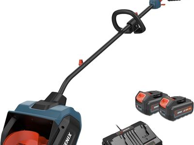 Snow Shovel, Cordless 13-Inch Single-Stage Dual Battery