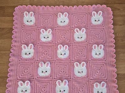 Handmade crochet baby blankets