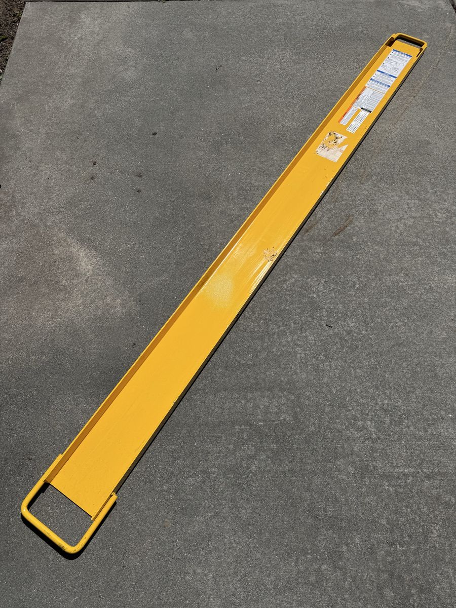 1 NEW VESTIL HEAVY DUTY 8ft FORK EXTENSION